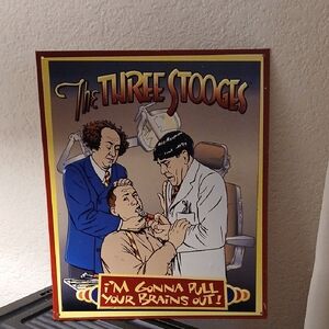 The Three Stooges Decorative Wall Art - Multicolor